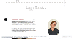 Desktop Screenshot of ingemaakt.com