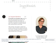 Tablet Screenshot of ingemaakt.com